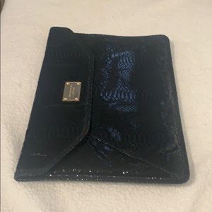 mk black sequins ipad case or can be used as cluch
